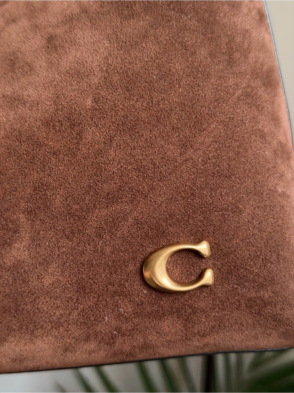 Coach Brown Suede Juliet Shoulder Bag - Picture 3 of 7